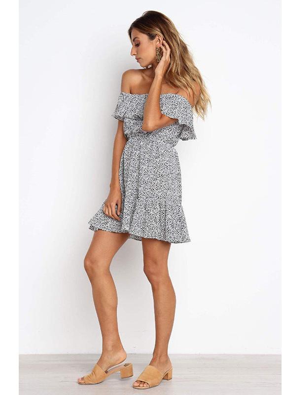 Robe bardot courte