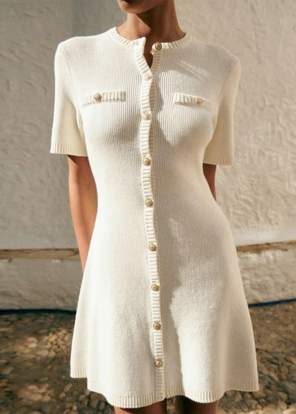 Robe blanche habillée