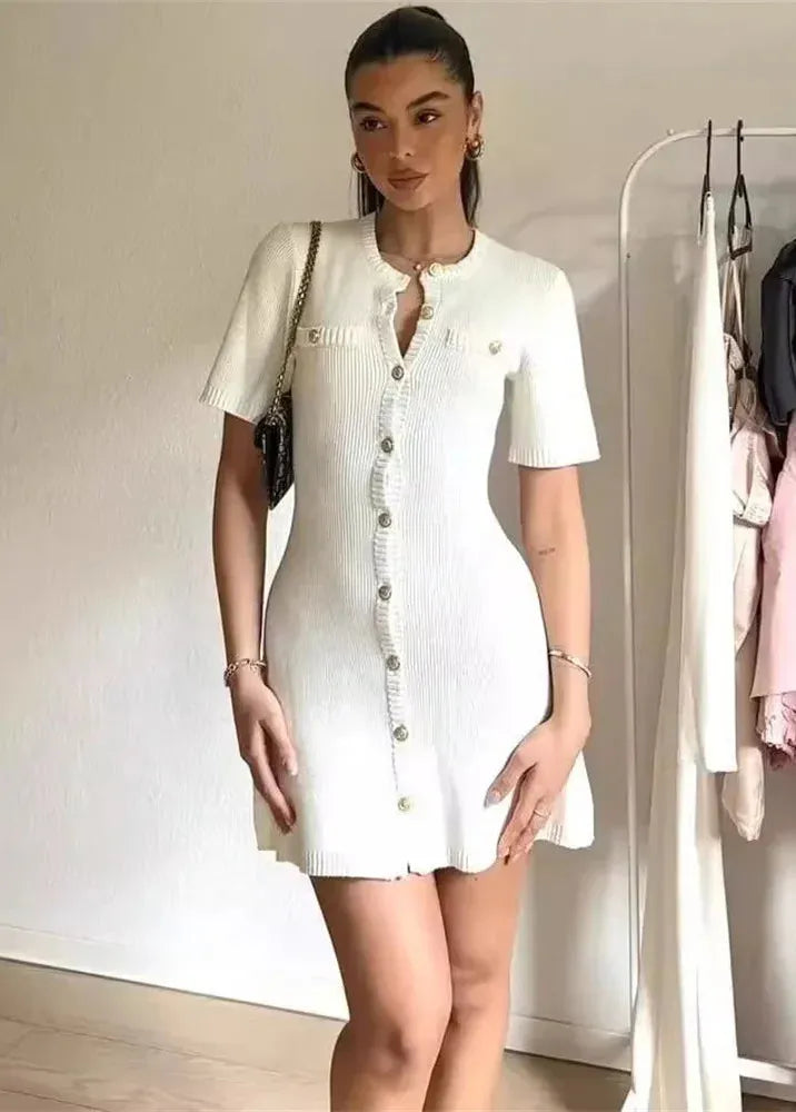 Robe blanche habillée