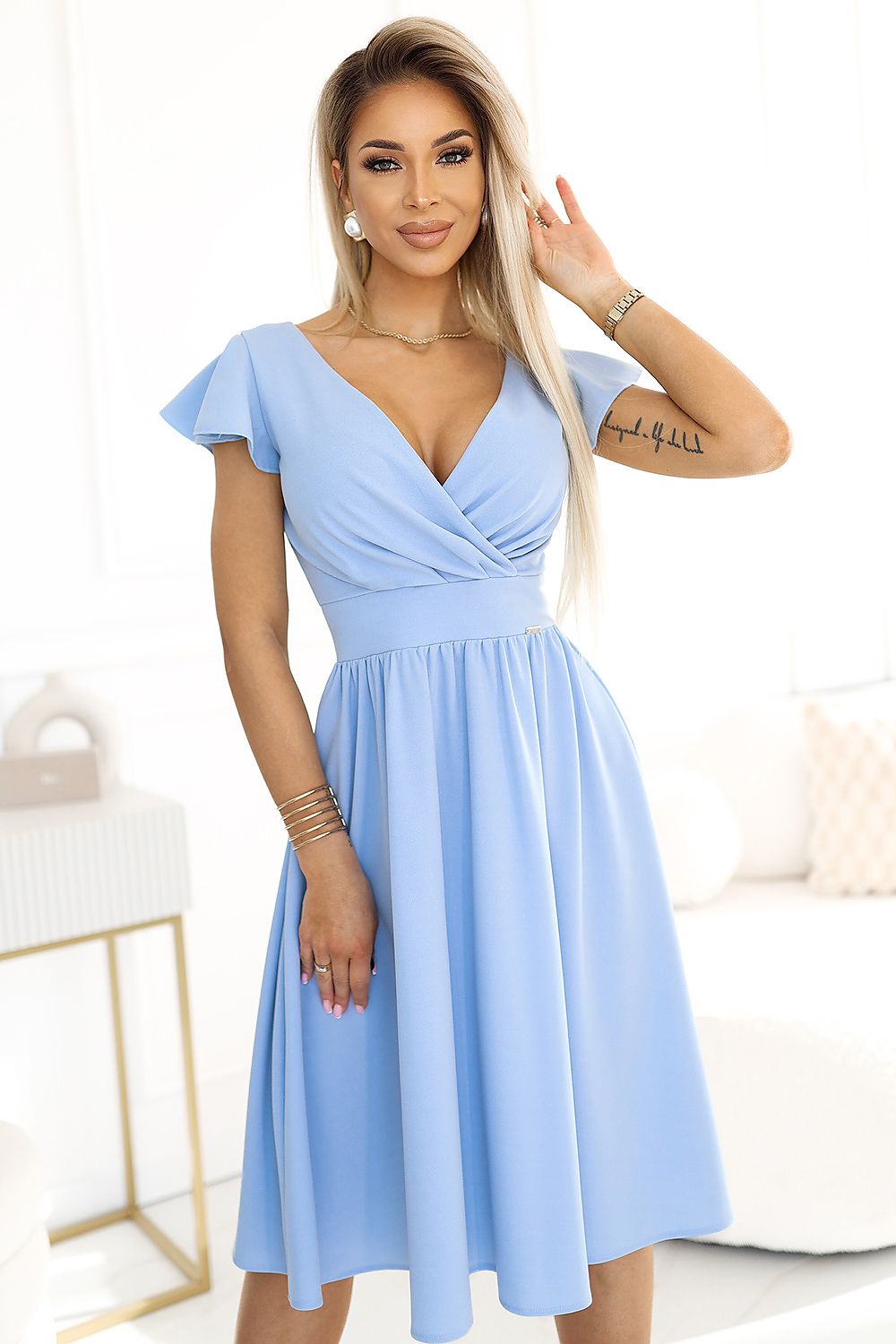 Robe cache coeur chic