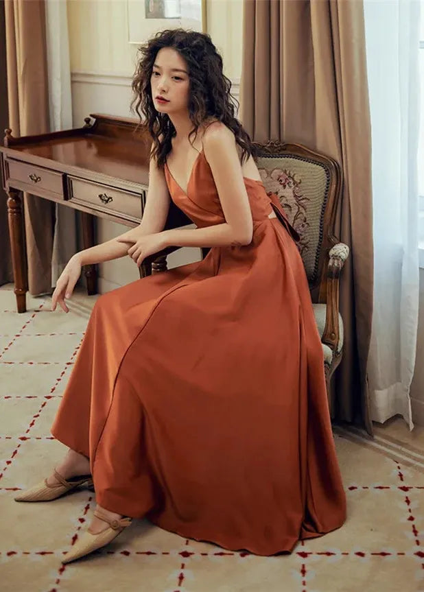 Robe chic terracotta