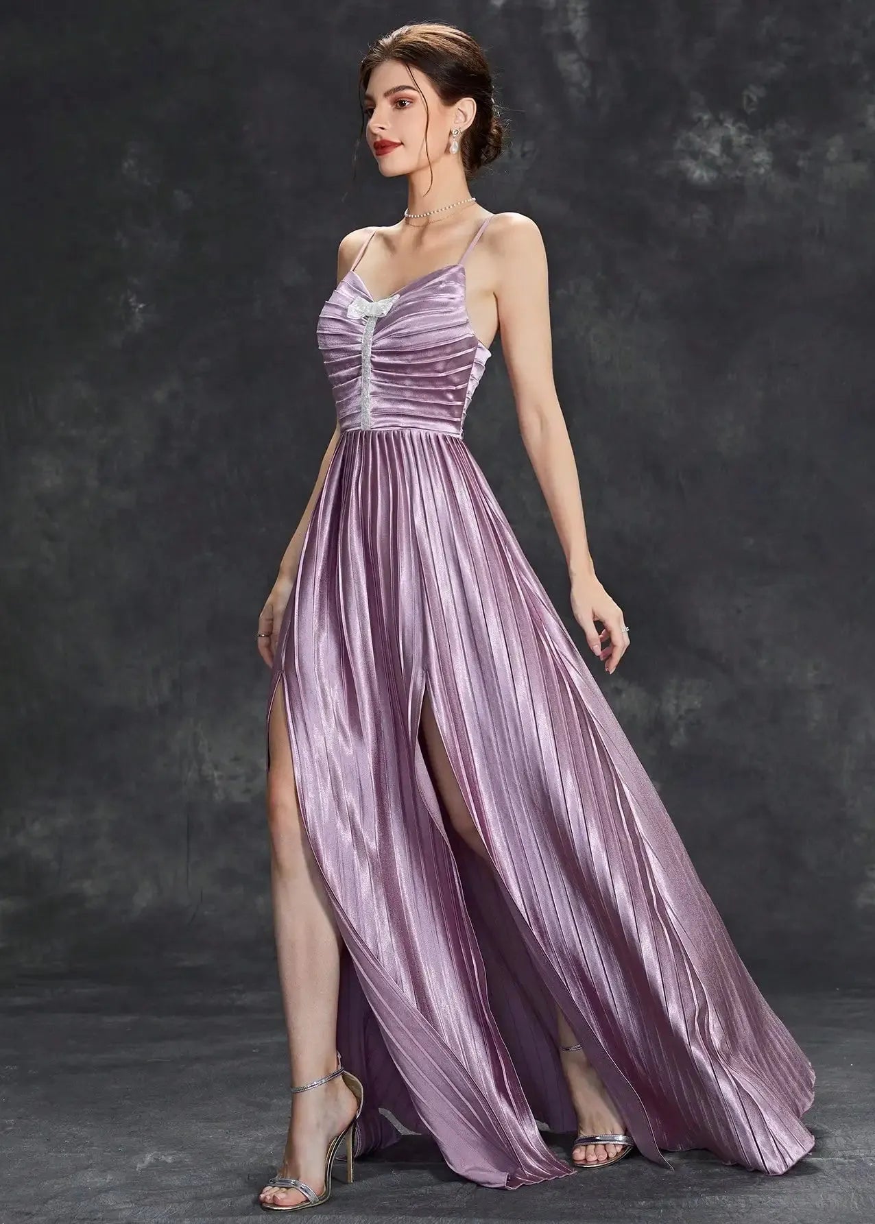Robe de bal rose