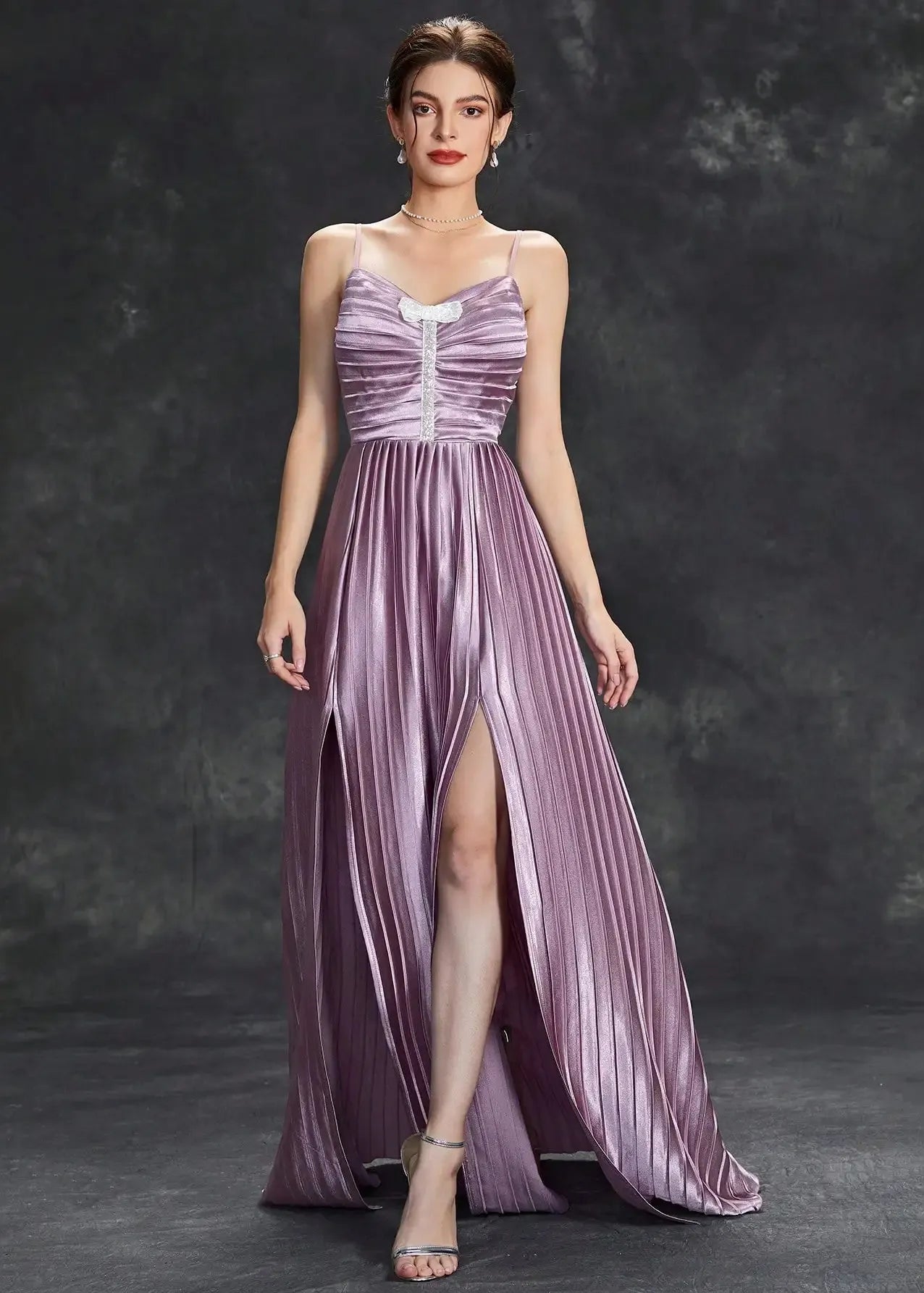 Robe de bal rose