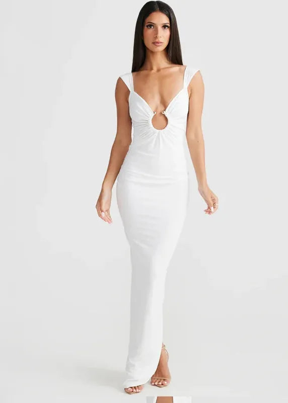 Robe de soiree decollete plongeant