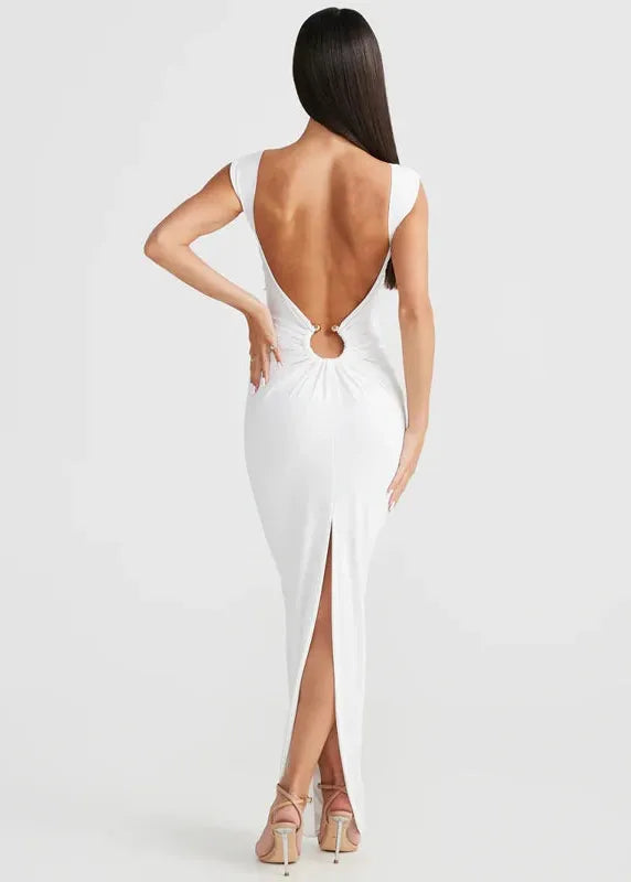 Robe de soiree decollete plongeant