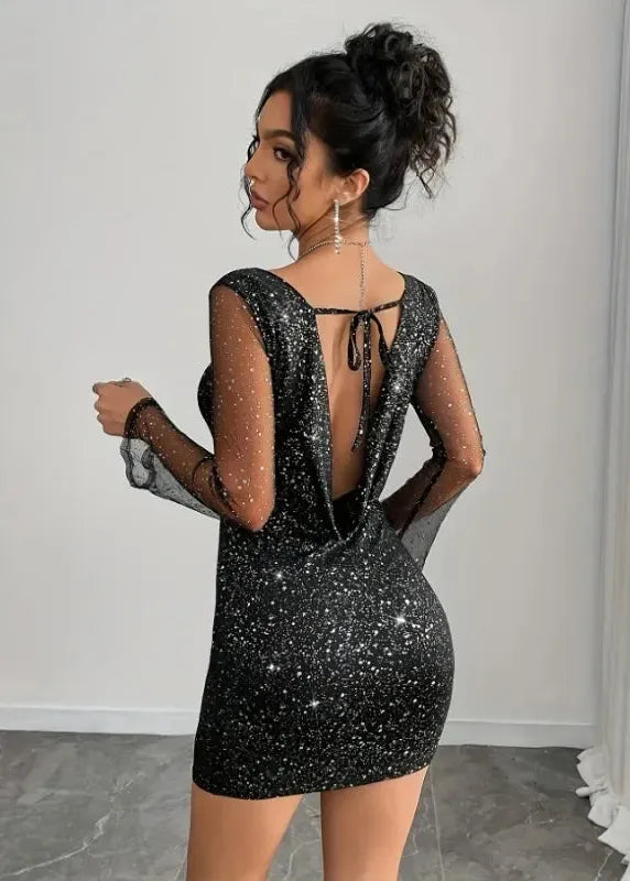 Robe de soirée en paillette