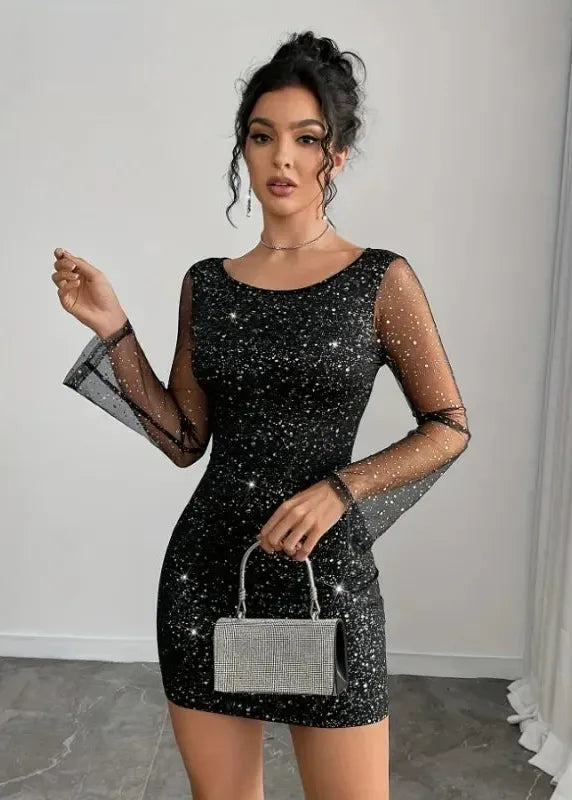 Robe de soirée en paillette