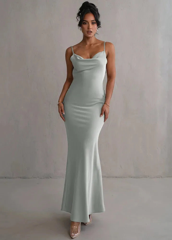 Robe demoiselle d'honneur dos nu-Robe Parfaite