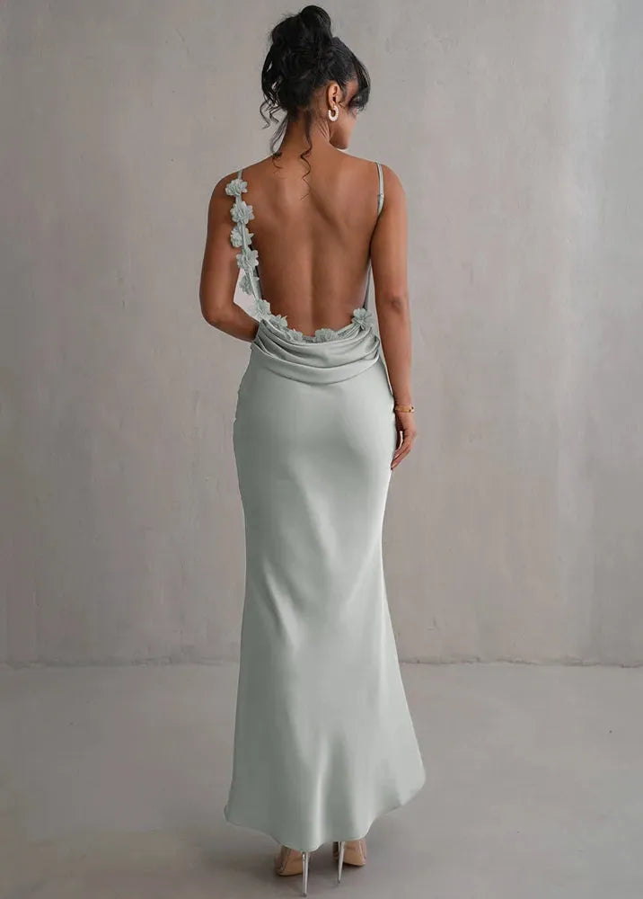 Robe demoiselle d'honneur dos nu-Robe Parfaite