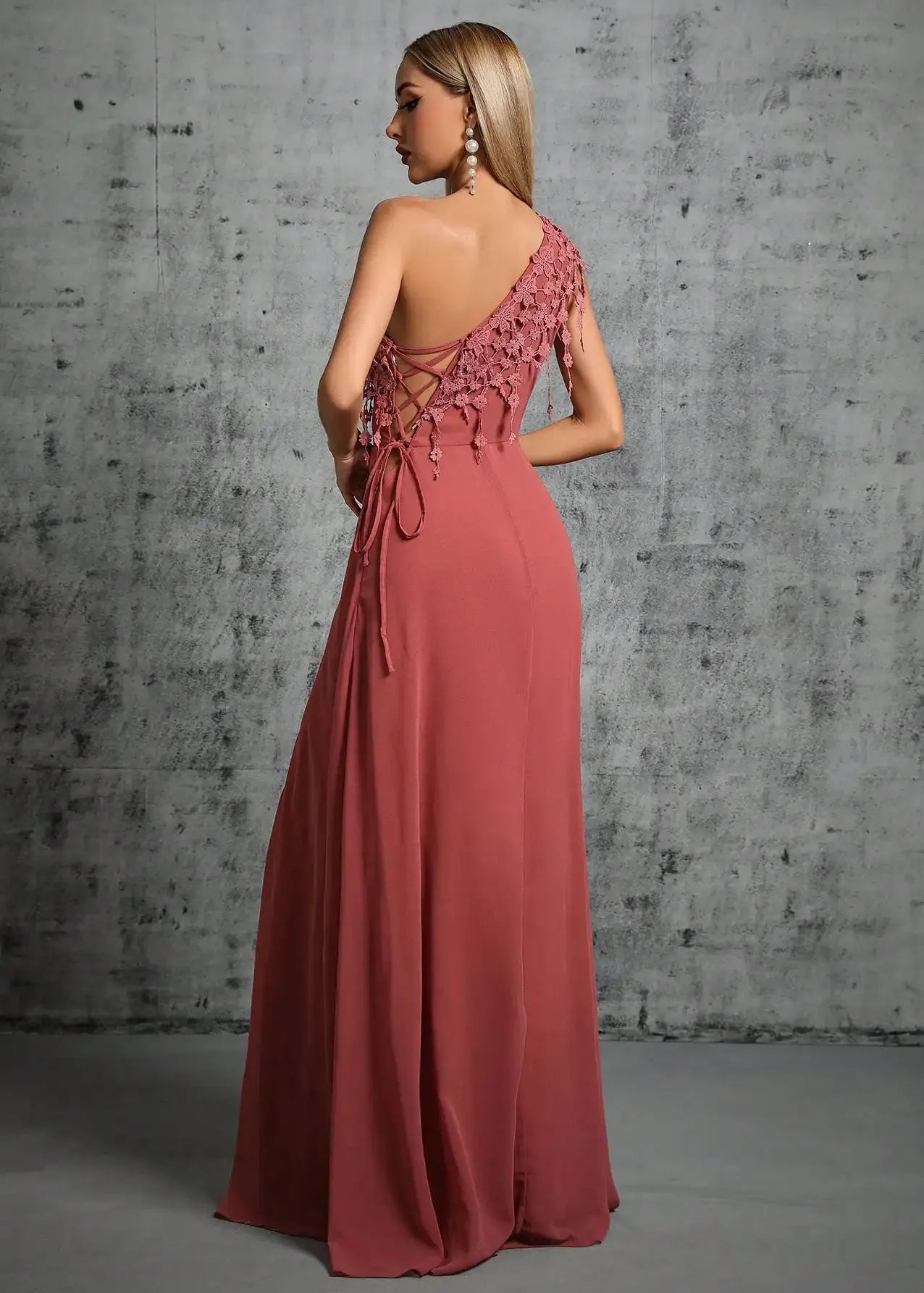 Robe demoiselle d'honneur vieux rose