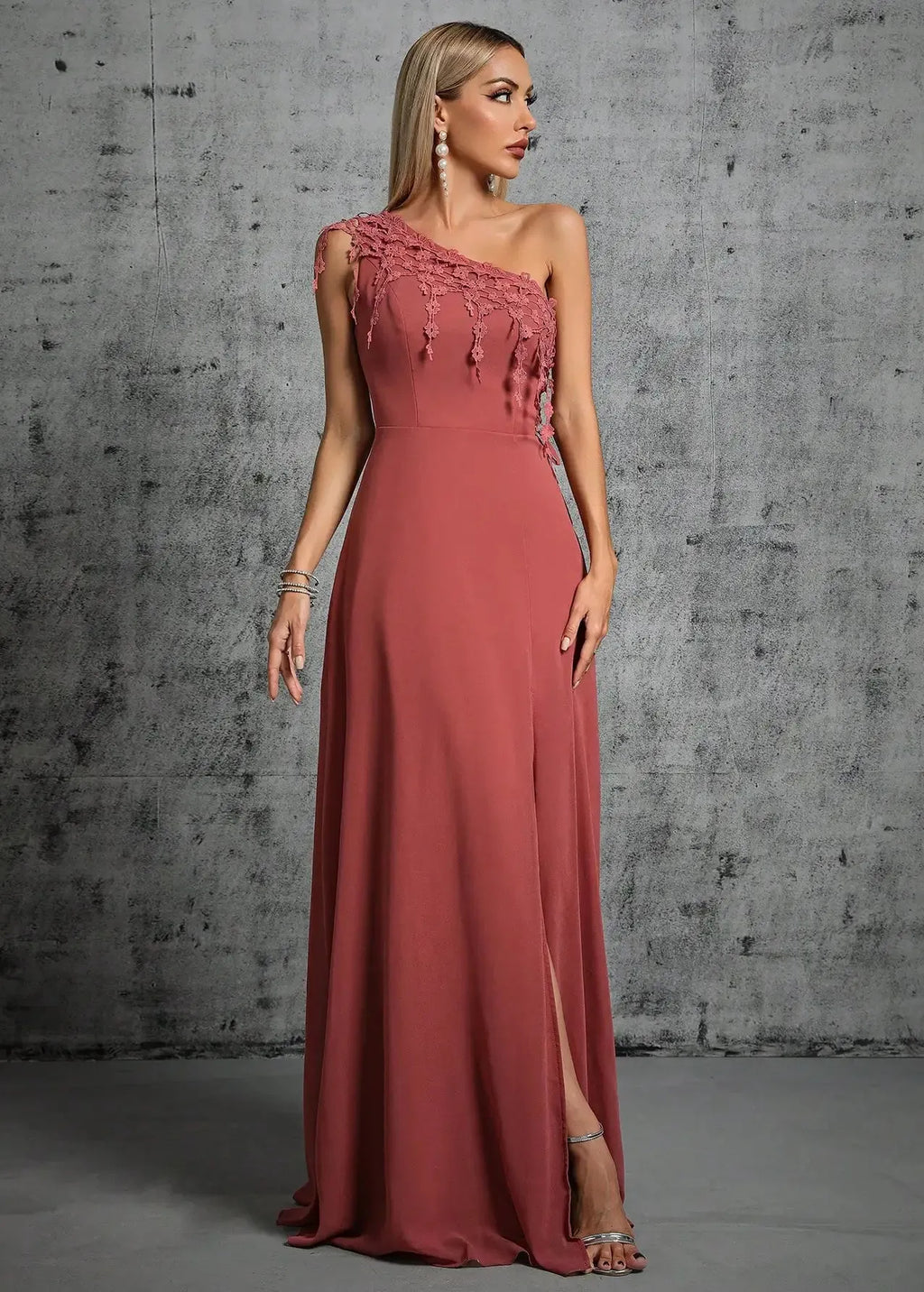 Robe Demoiselle D Honneur Vieux Rose