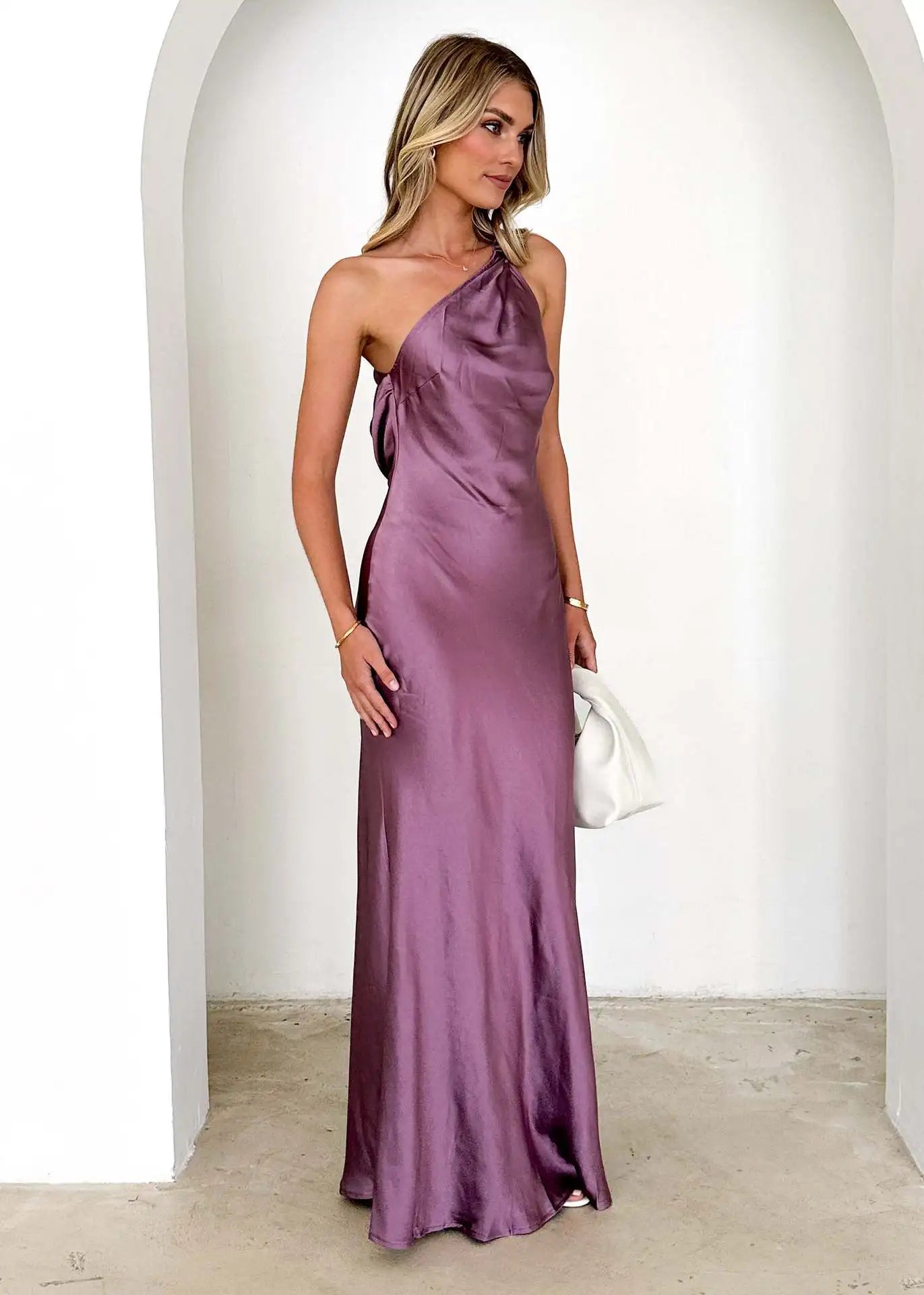 Robe demoiselle d'honneur violet