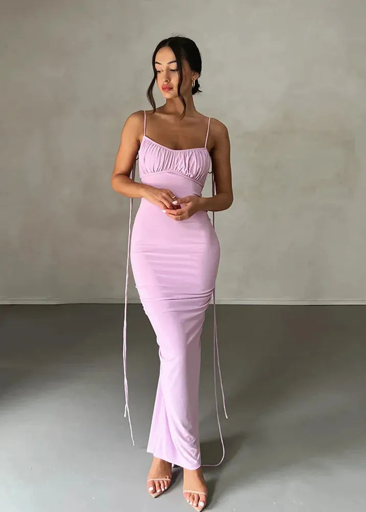 Robe dos nu plongeant-Robe Parfaite