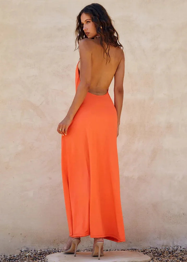 Robe ete orange