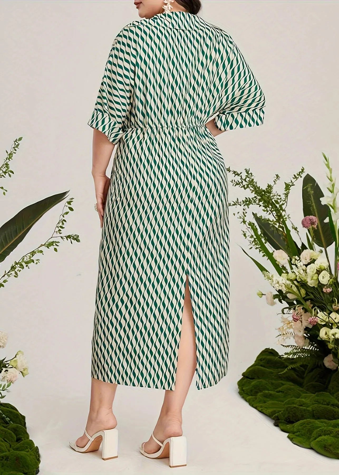 Robe midi grande taille