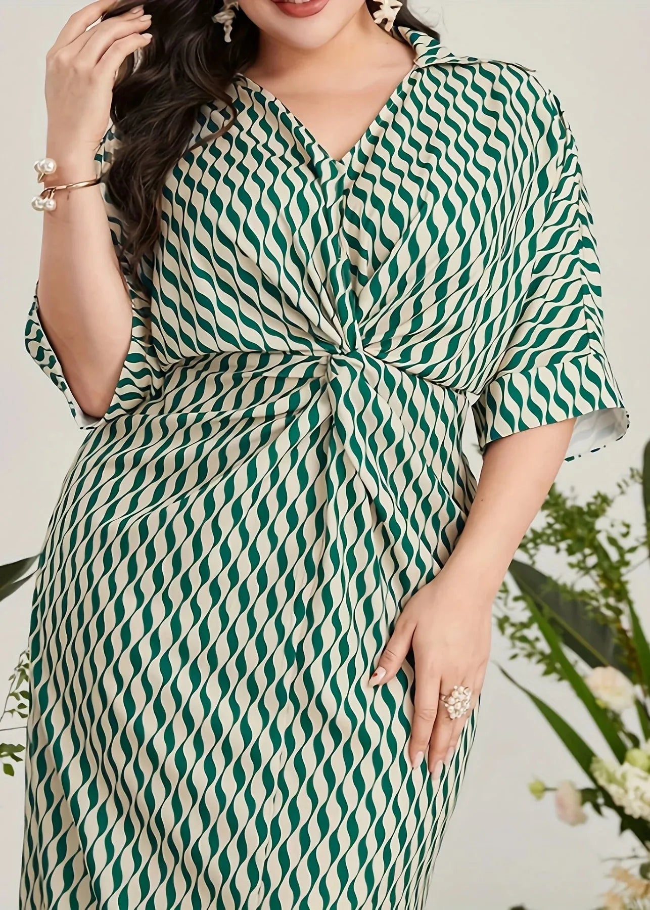 Robe midi grande taille