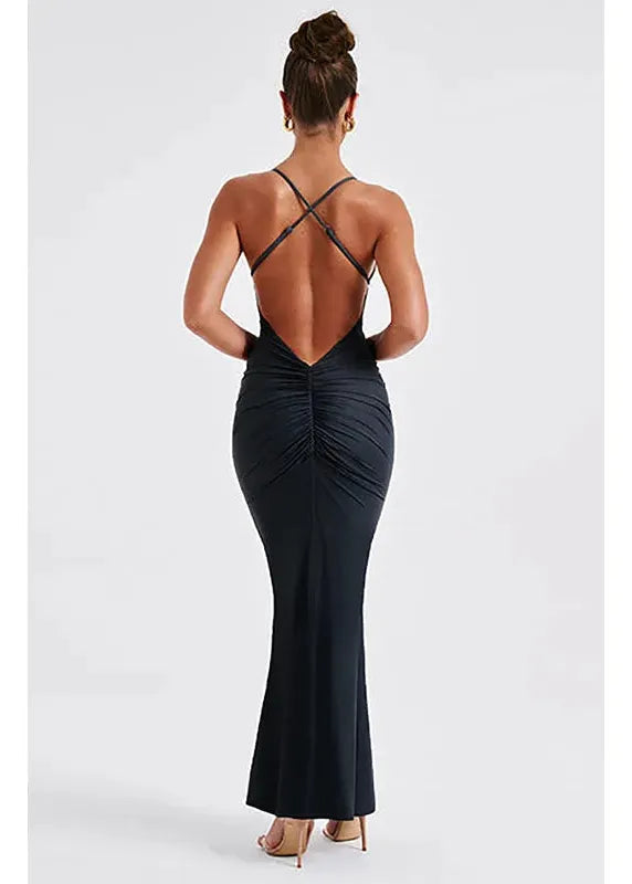 Robe moulante dos nu-Robe Parfaite