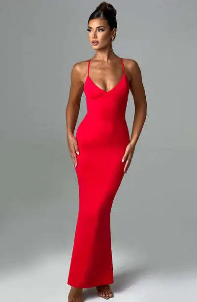 Robe moulante dos nu-Robe Parfaite