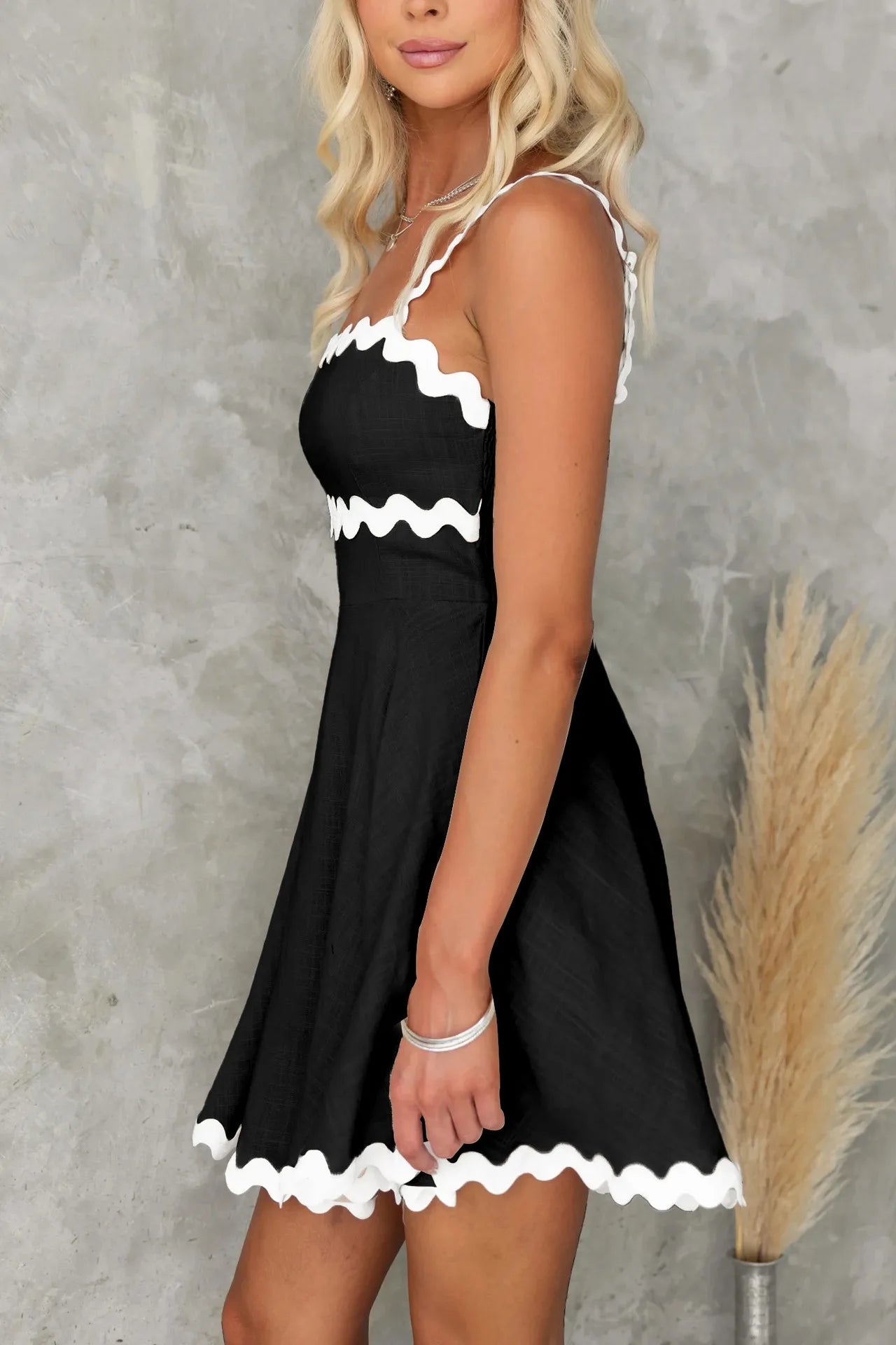 Robe patineuse noire