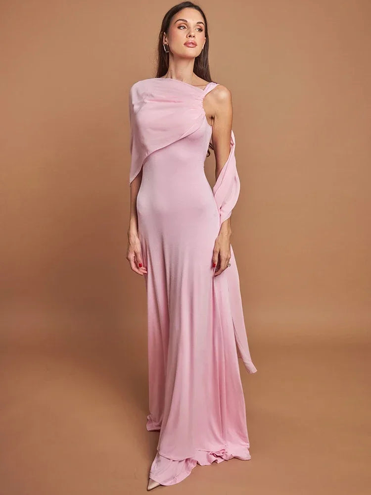 Robe rose pour ceremonie