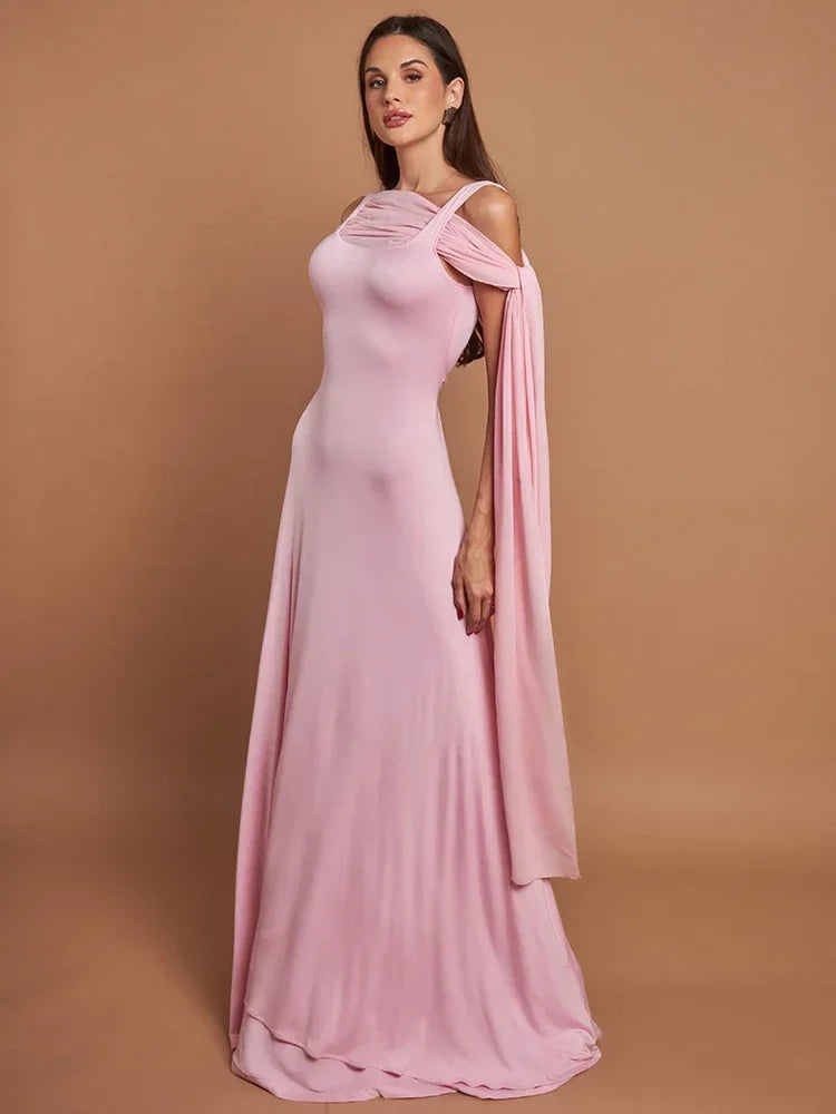 Robe rose pour ceremonie