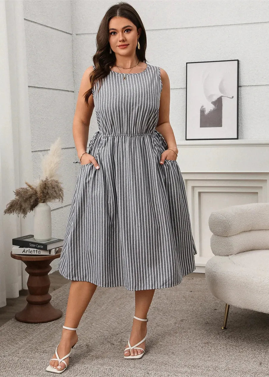 Robe trapèze femme ronde