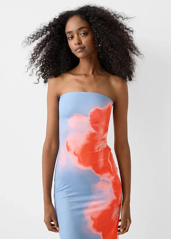 Robe tube longue
