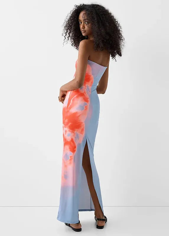 Robe tube longue