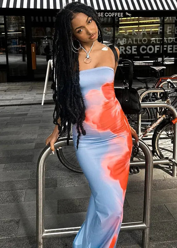 Robe tube longue