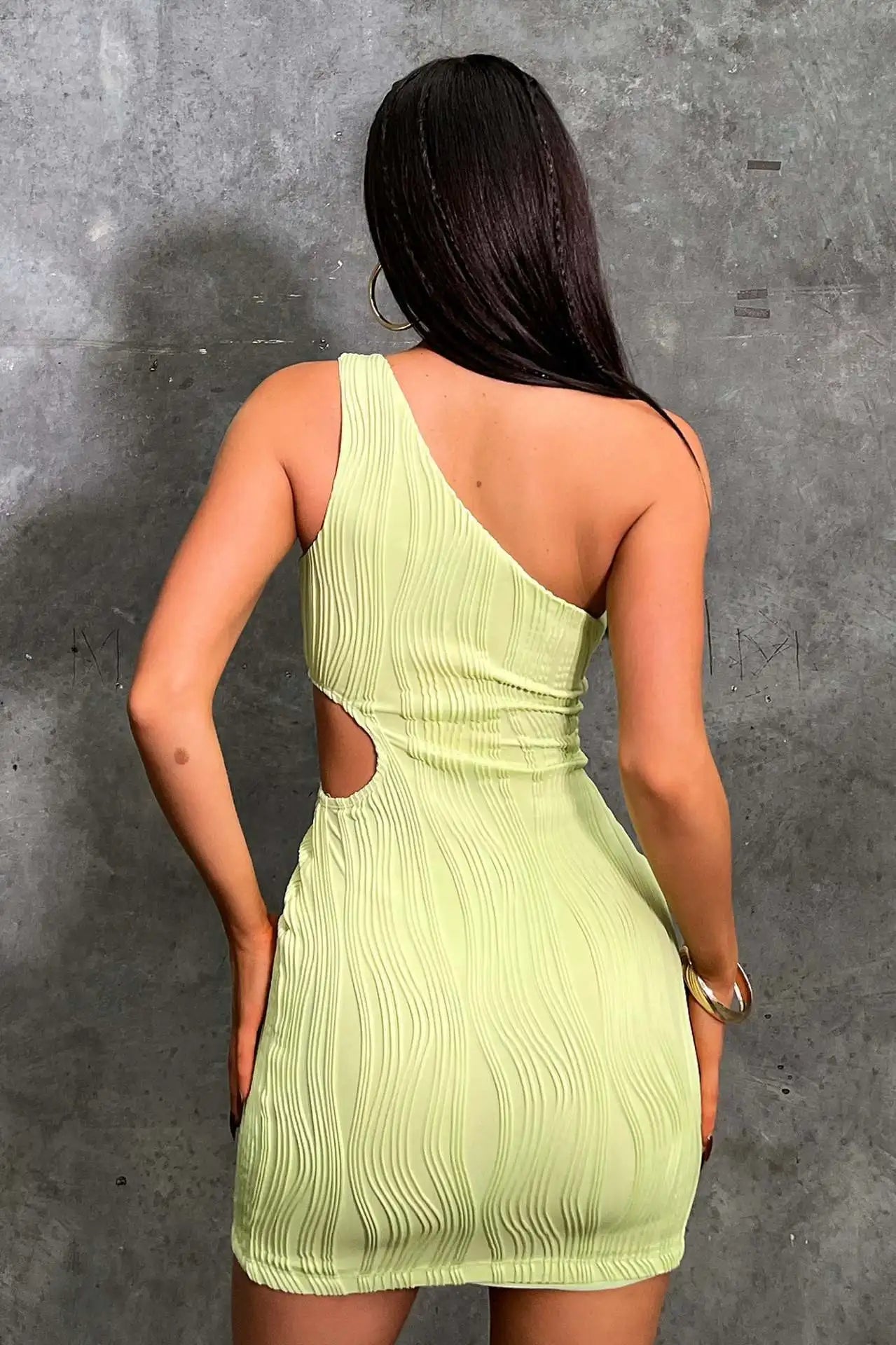 Robe vert anis-Robe Parfaite