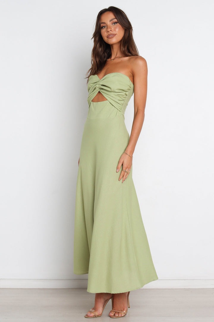 Robe vert sauge demoiselle d'honneur