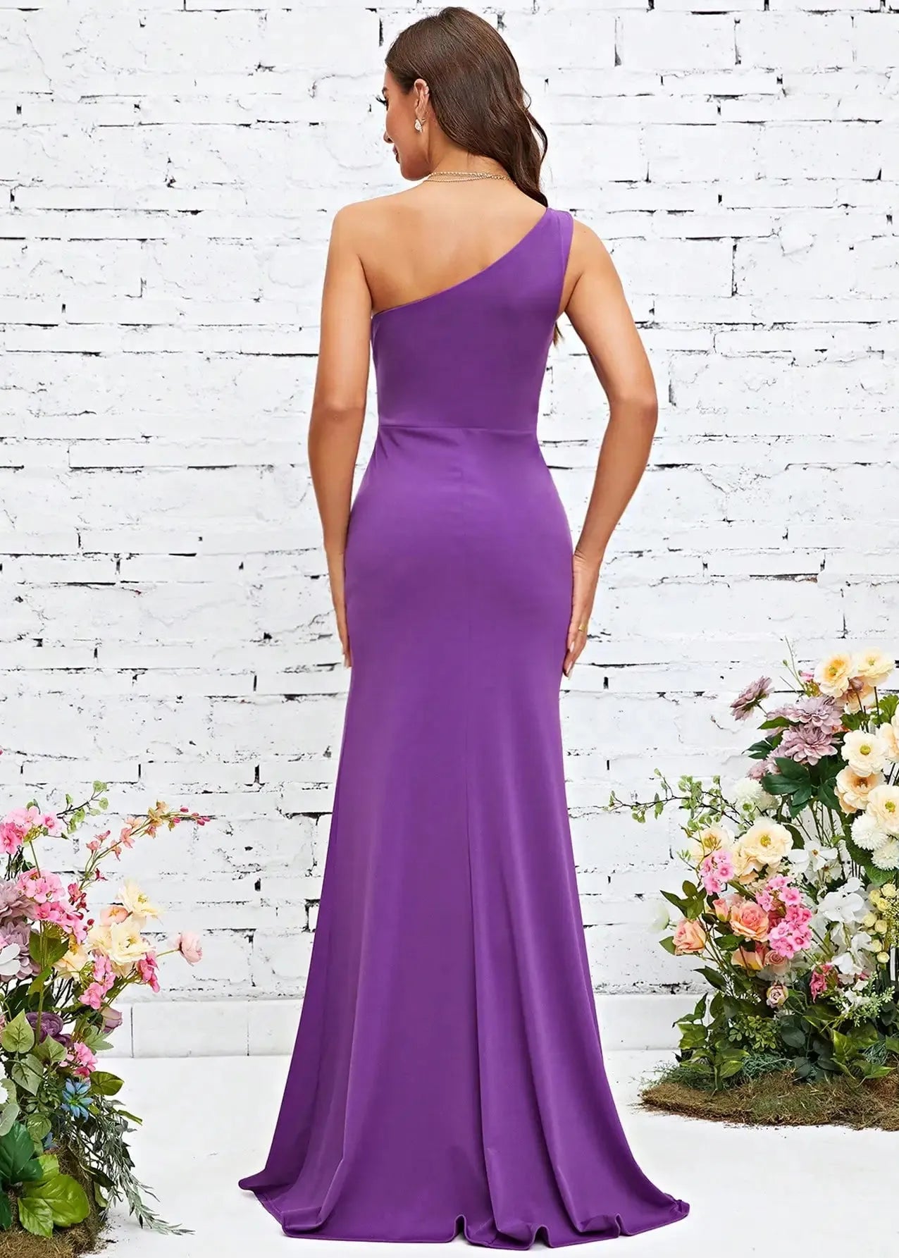 Robe violette demoiselle d'honneur