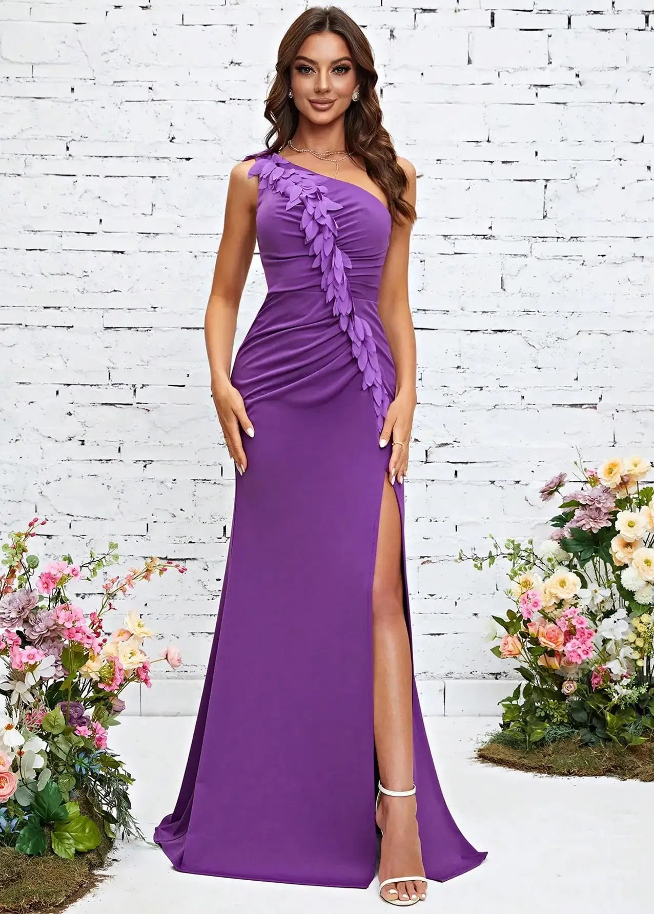 Robe violette demoiselle d'honneur