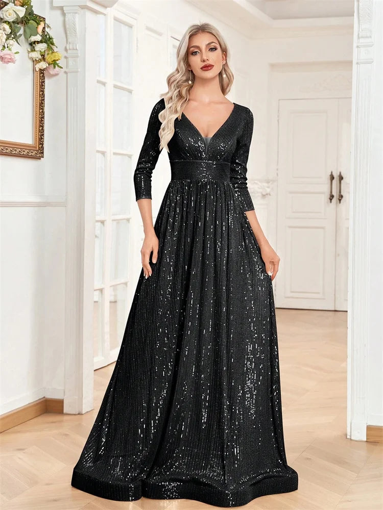 Robe de bal sequin