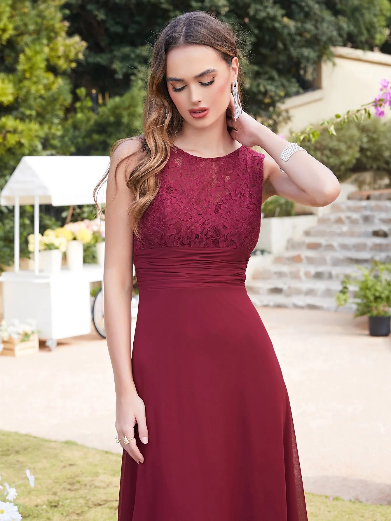 Robe cérémonie rouge