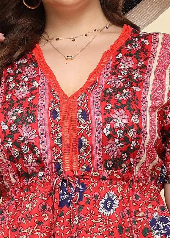 Robe boheme femme ronde