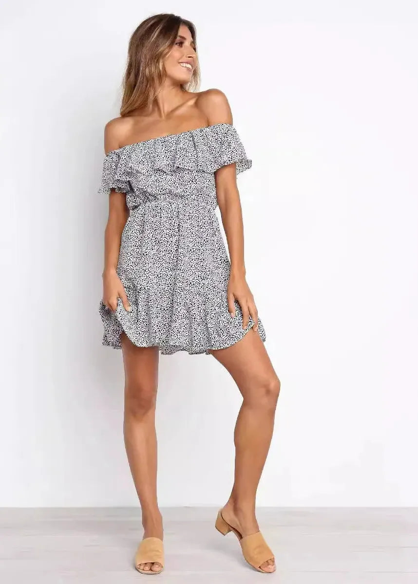 Robe bardot courte