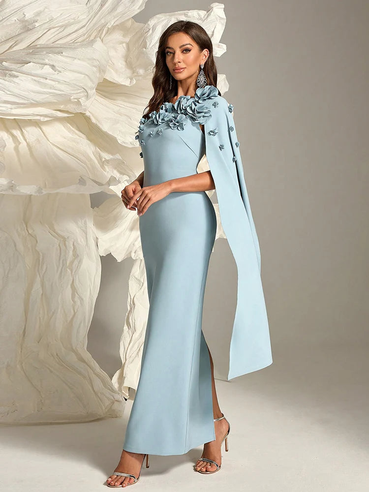 Robe bleu ciel ceremonie