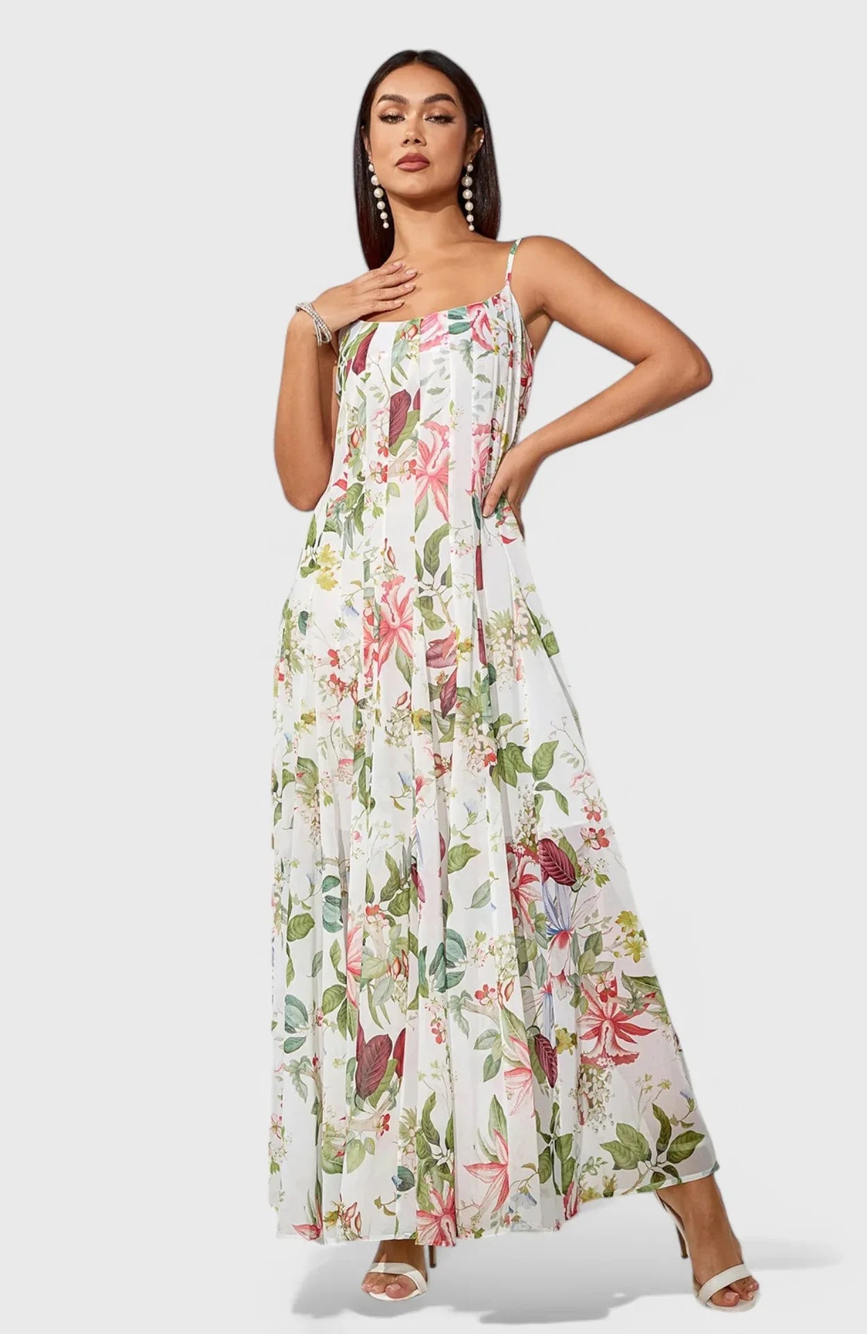 Robe fleurie fluide