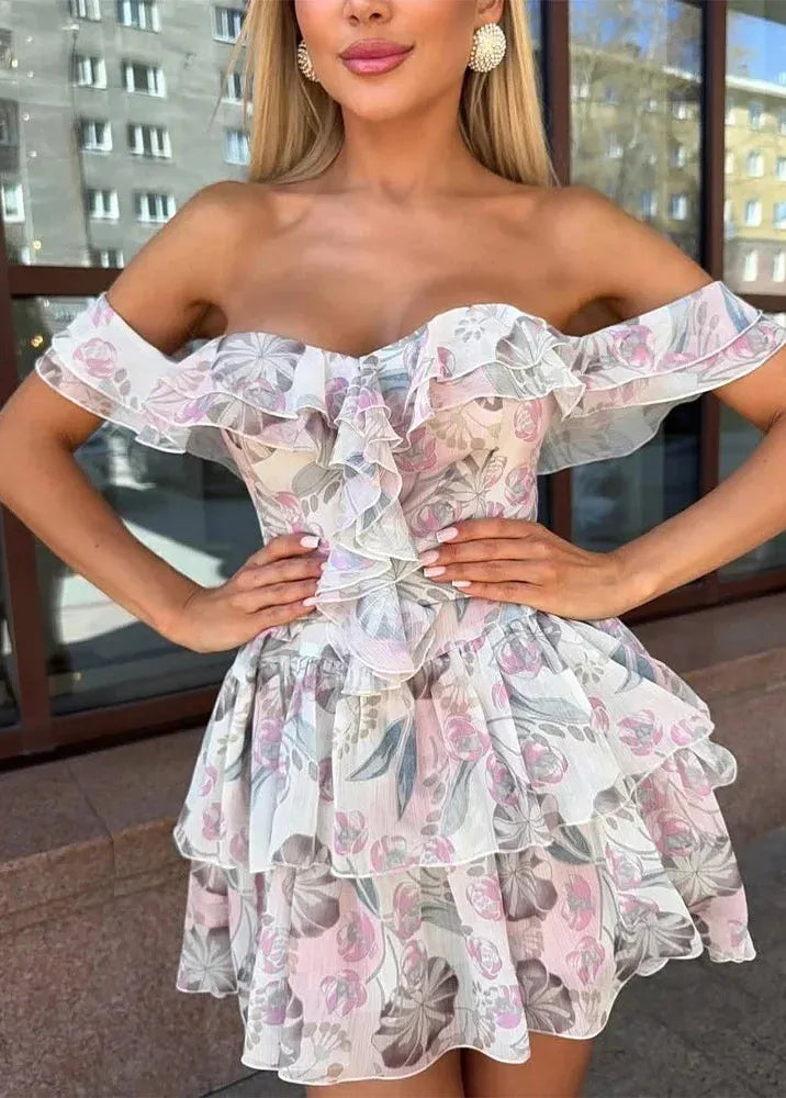 Robe bustier fleur