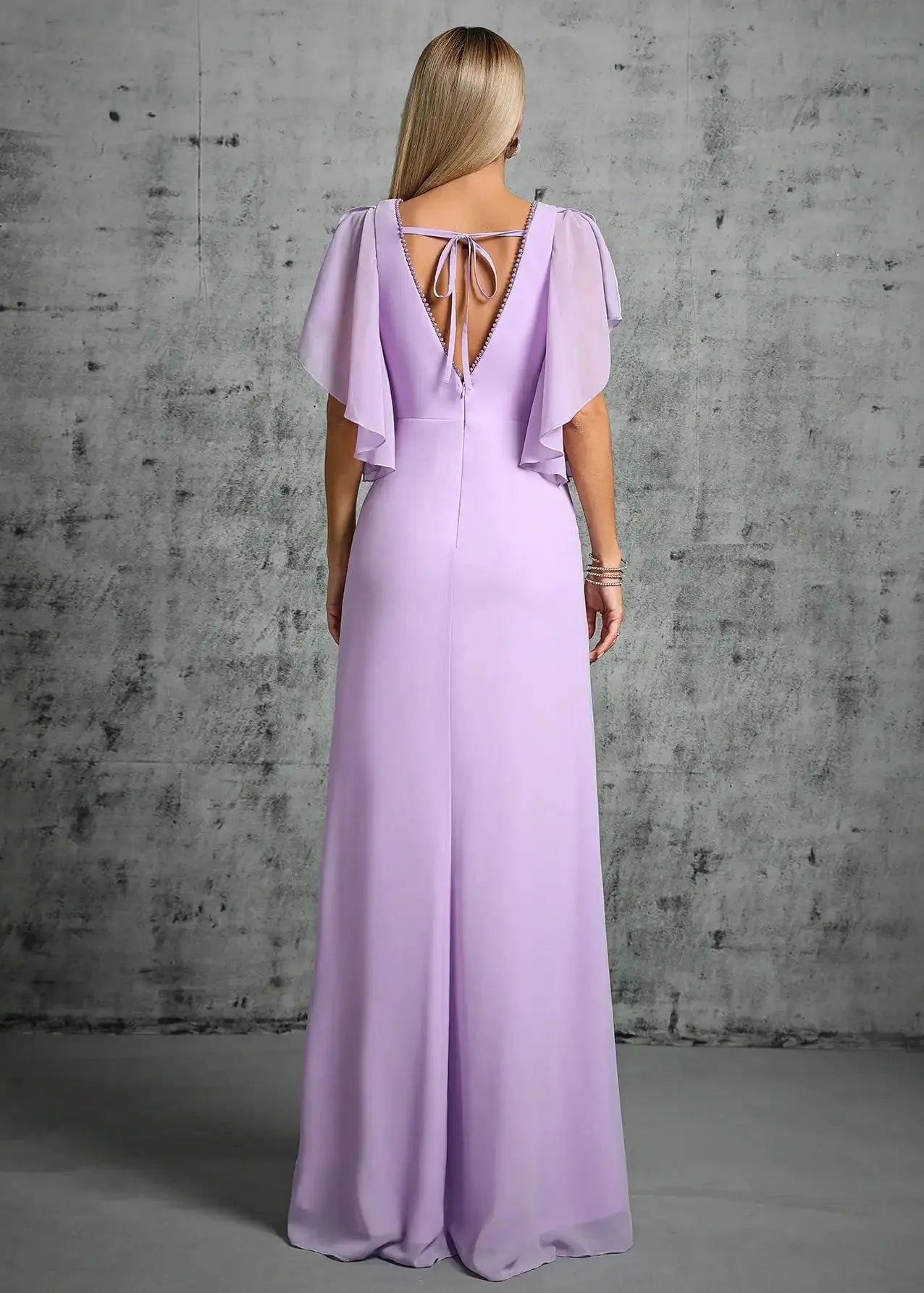 Robe lilas demoiselle d'honneur