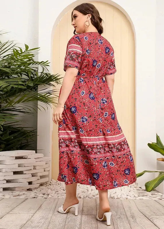 Robe boheme femme ronde