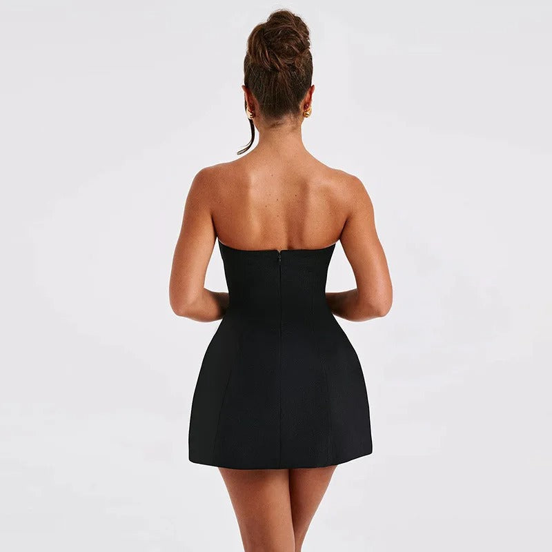 Robe bustier courte