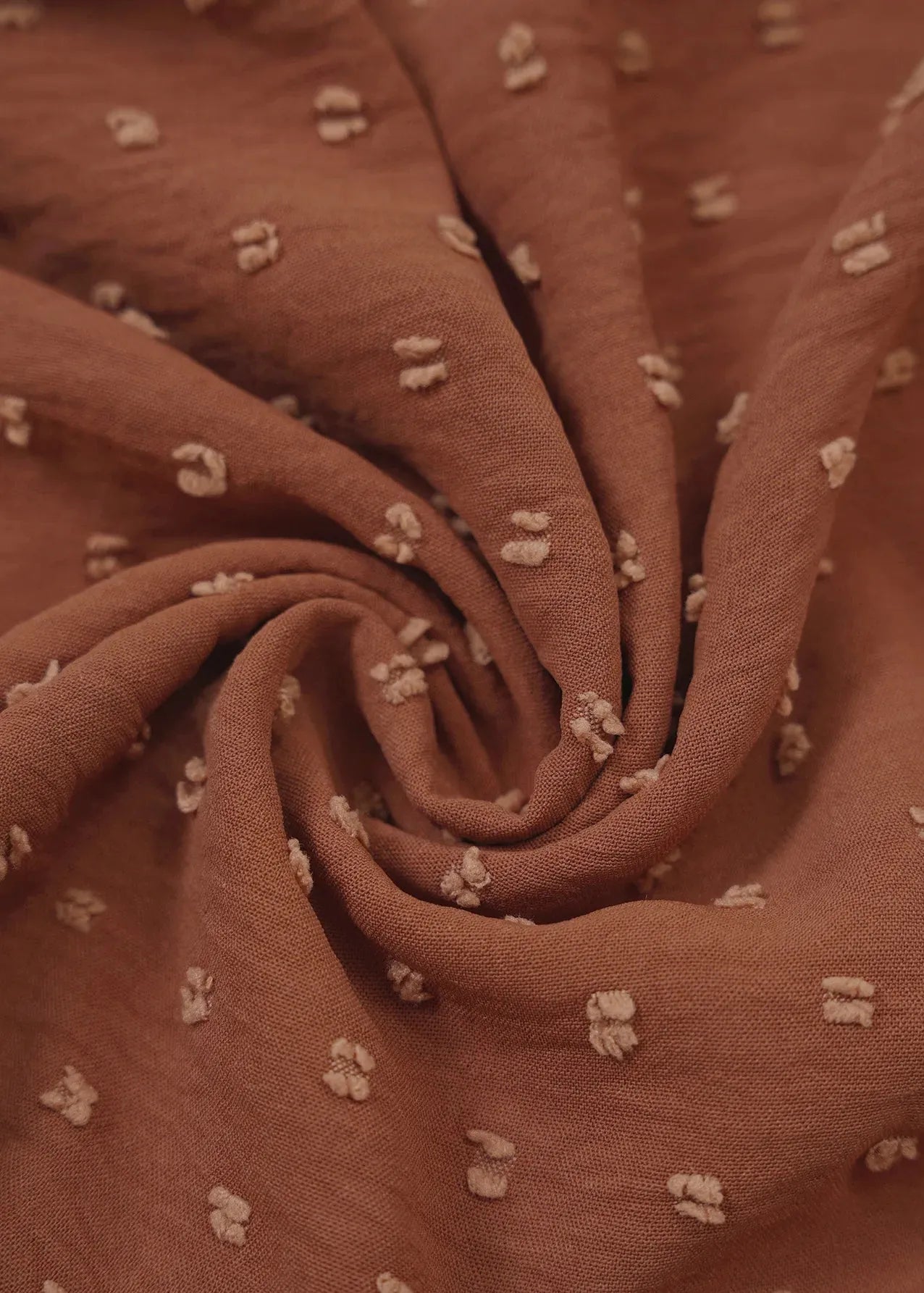 Robe patineuse terracotta