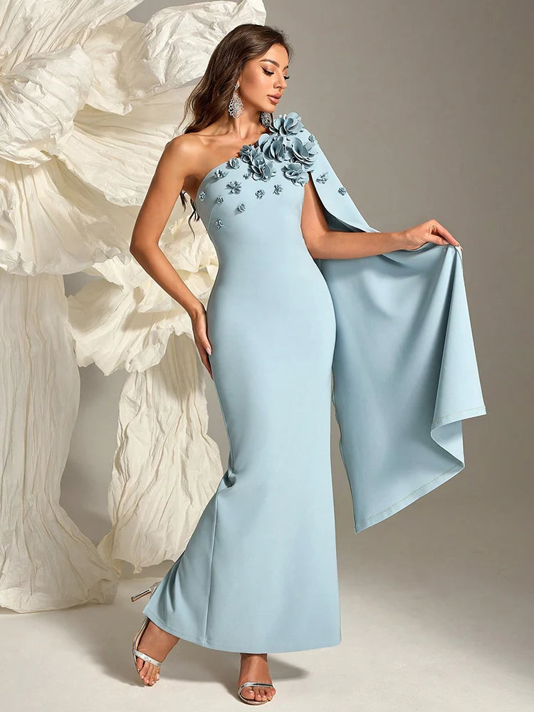 Robe bleu ciel ceremonie