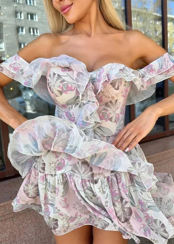 Robe bustier fleur