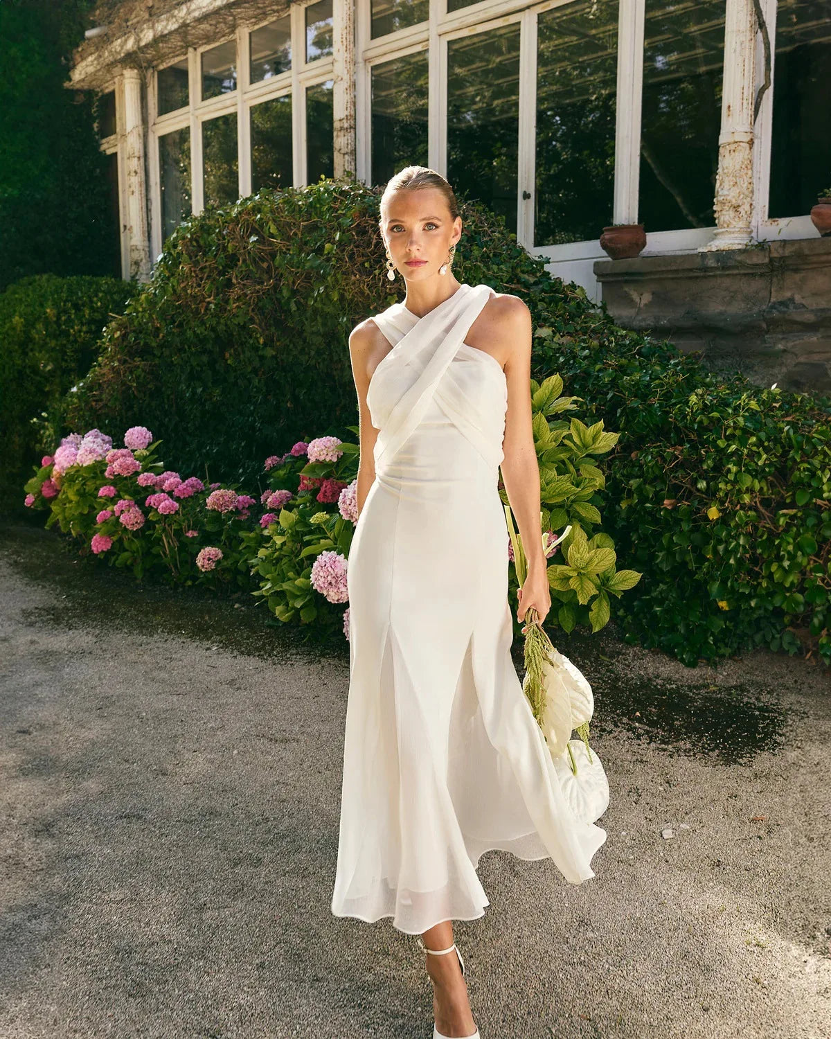 Robe chic décolleté croisé