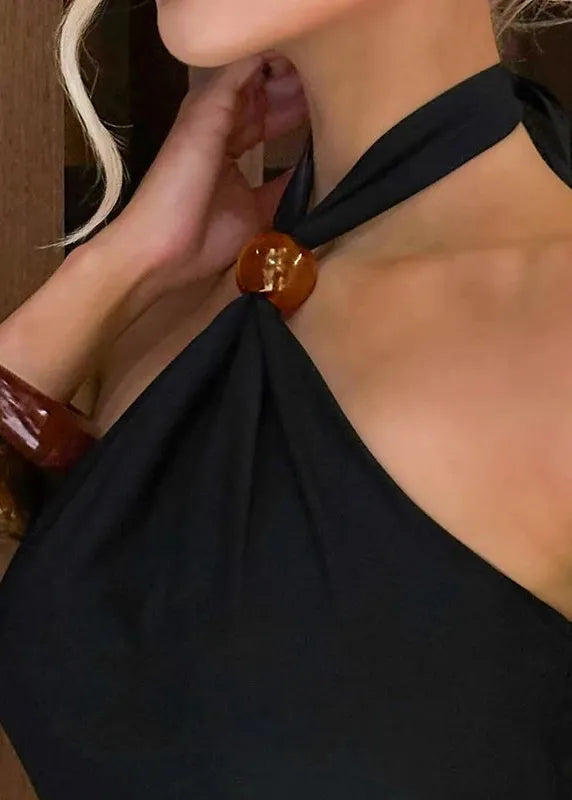 Robe courte col licou