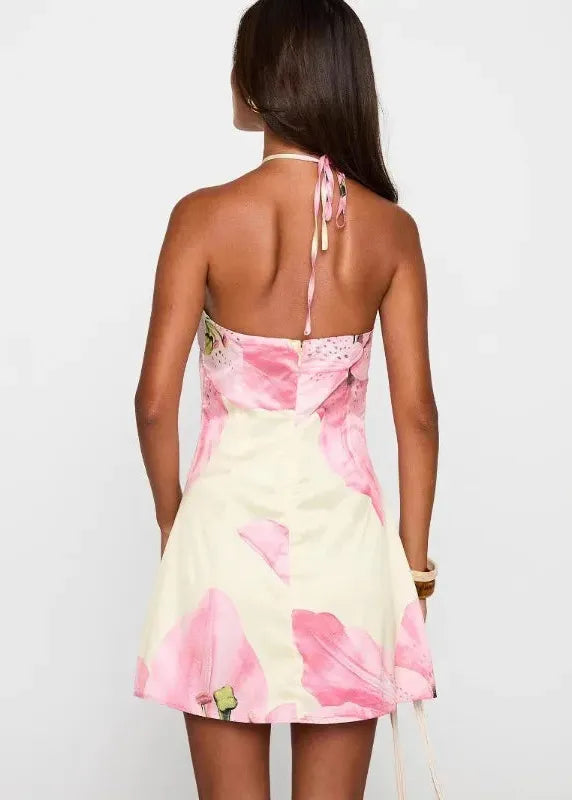 Robe mini fleurie