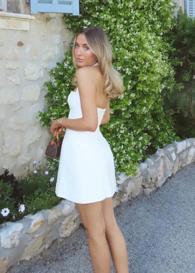 Robe col carré